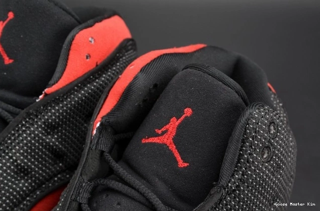 Jordan RetroBred red  414571-004 mens black Air 13 0709